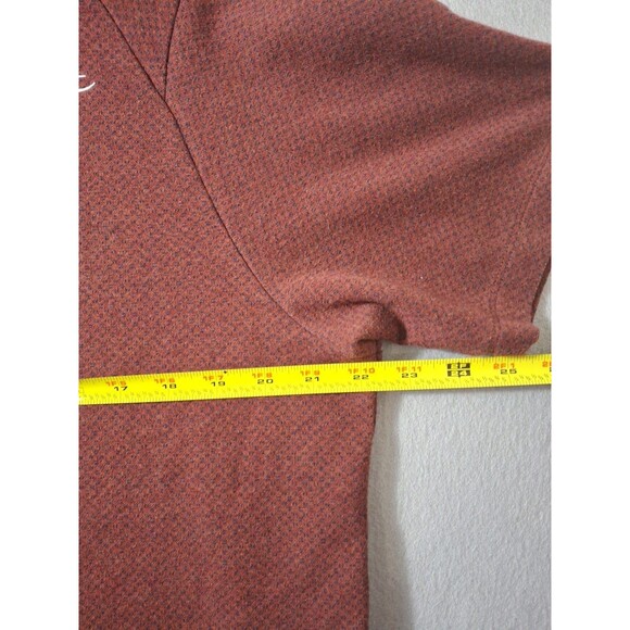 KJUS Polo Shirt Men 54/XL Cashmere Blend Red Black Geometric Pattern Sport Fit - Picture 7 of 8